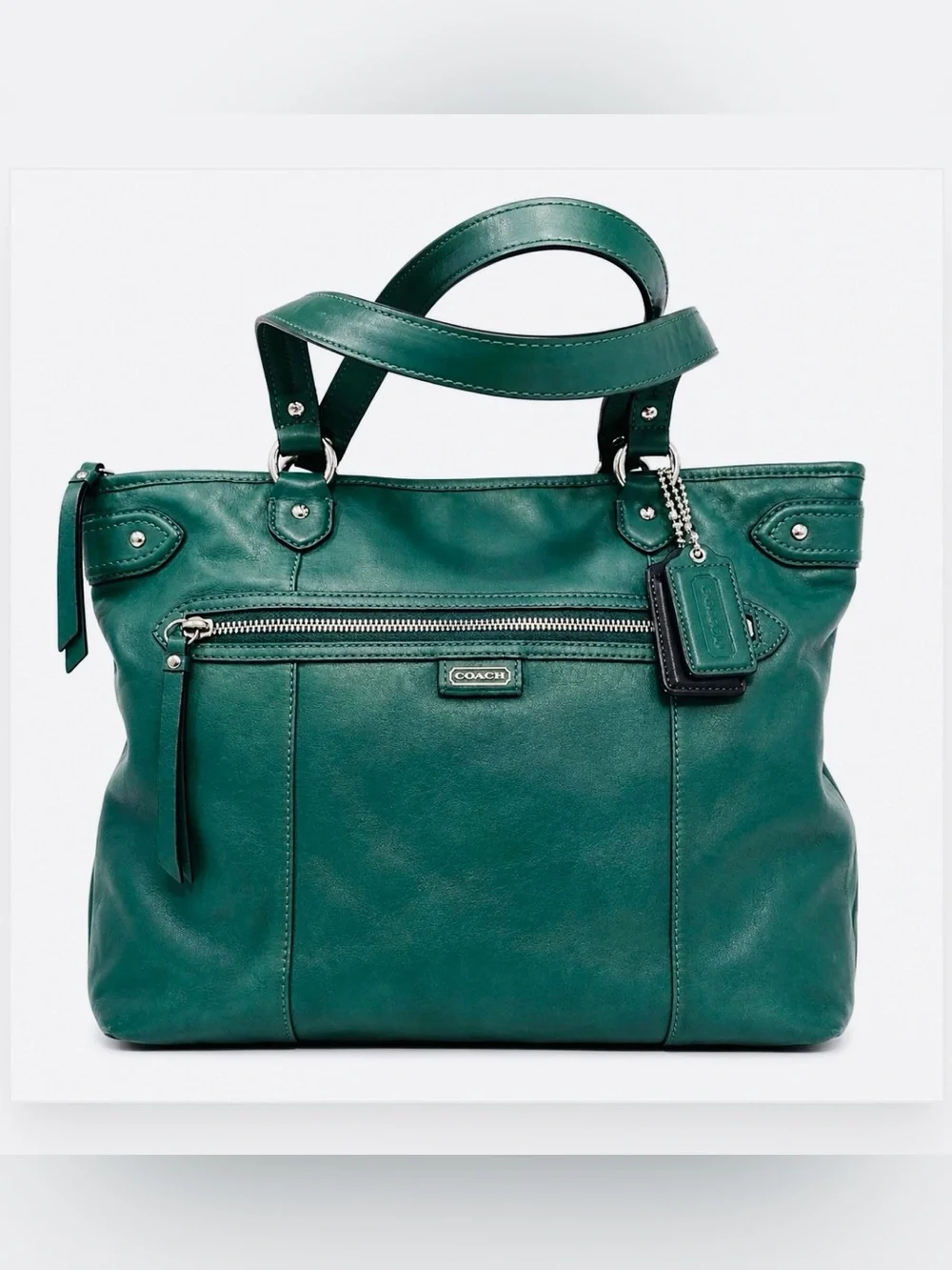 Coach EUC Daisy Hobo Bag - Teal/Green Leather